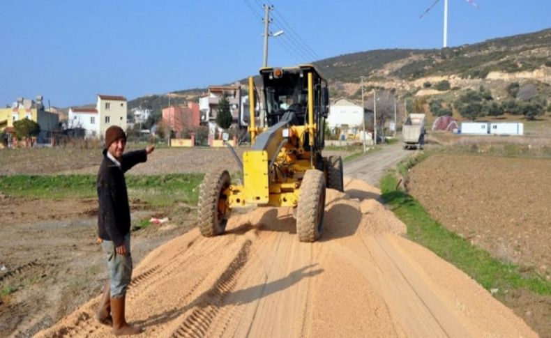 Aliağa Belediyesi, köy yollarında