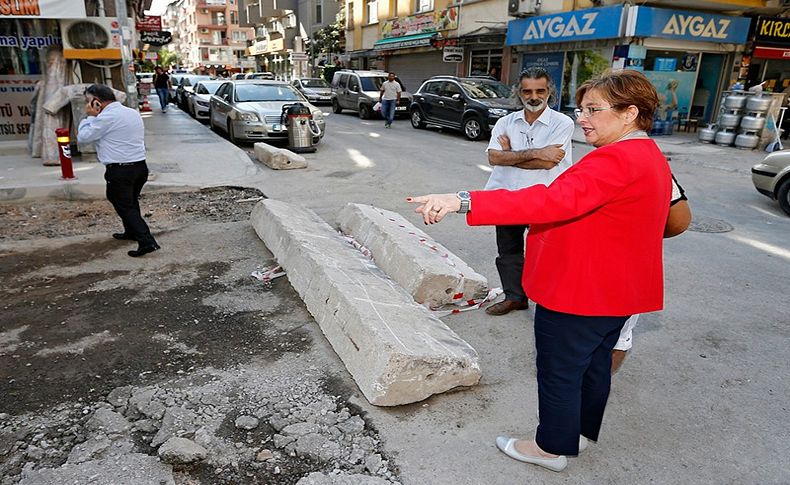 Alsancak sokaklarına jet bakım