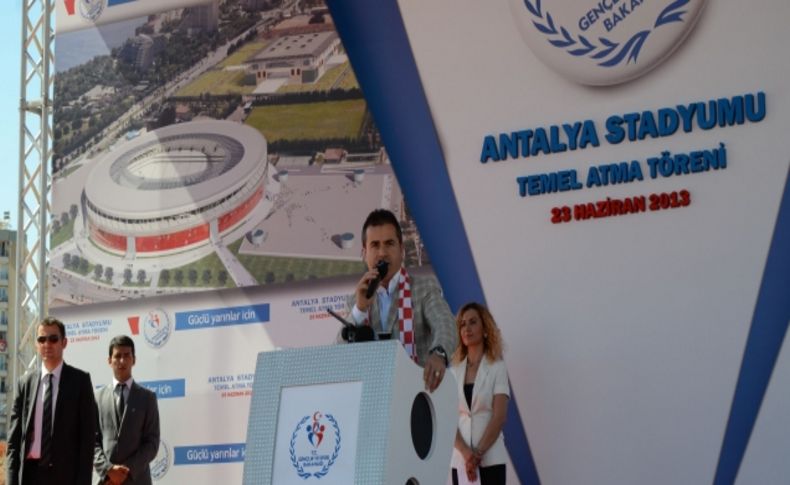 Antalya Stadyumu’nun temeli atıldı