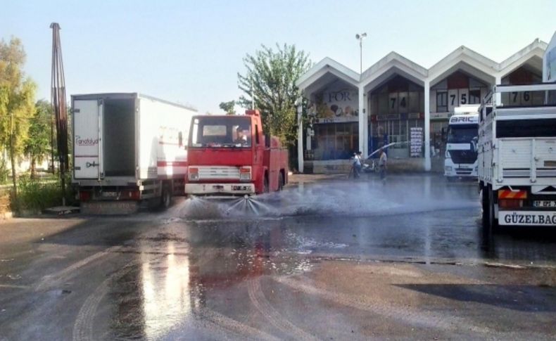 Antalya Toptancı Hali’ne detaylı temizlik