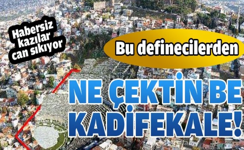 Antik tiyatroya önce defineciler kazma vurdu