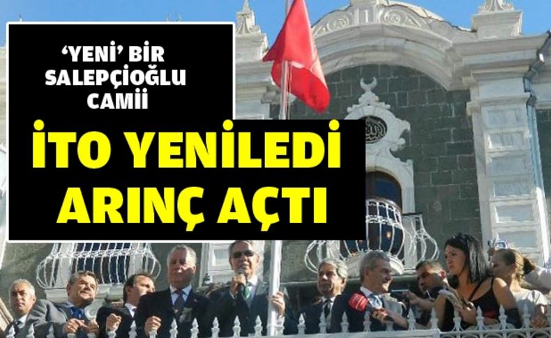 Arınç, İzmir'de restore edilen camiyi açtı