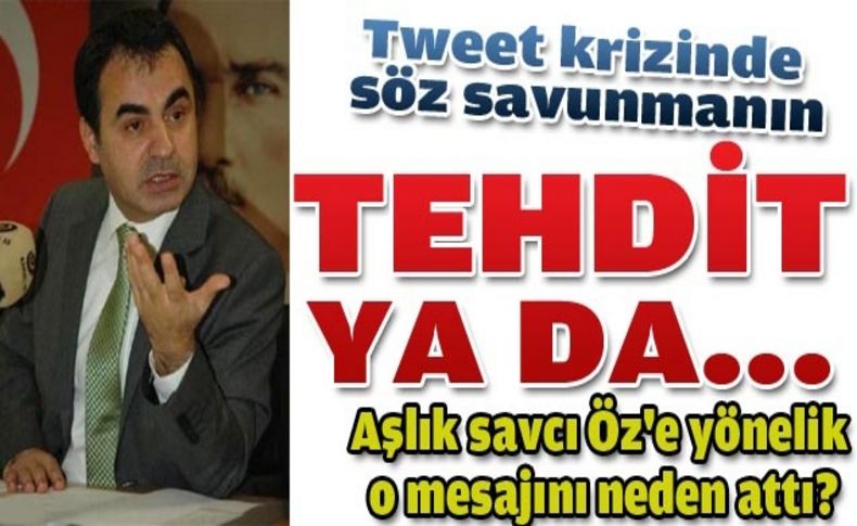 Aşlık’tan tweet açıklaması!