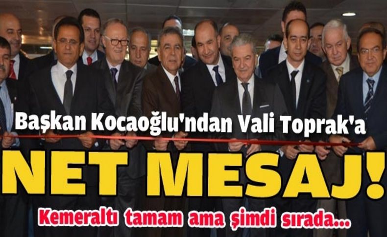 Ayakkabı Fuarı açılışında Kocaoğlu'ndan mesaj var