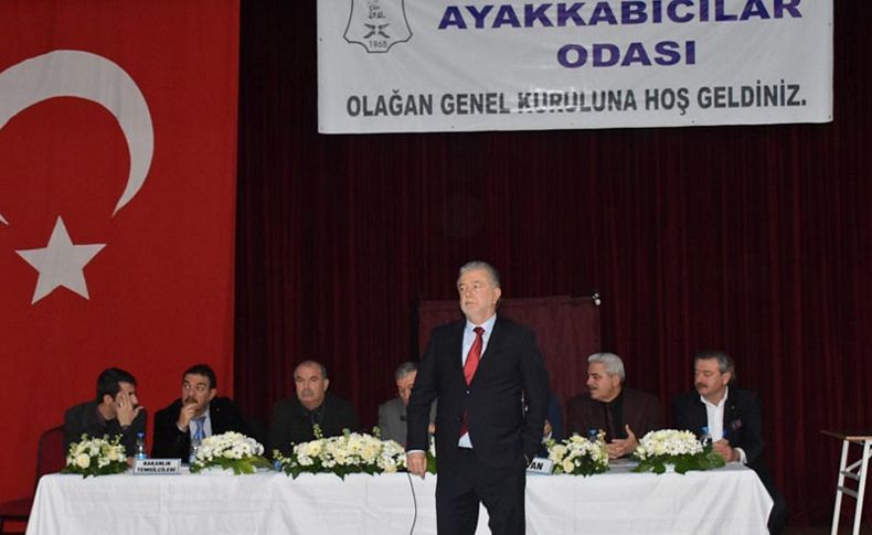 Ayakkabıcılar Odası'nda Ata yeniden başkan seçildi