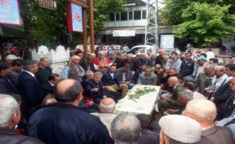 Başkan’dan kiraz üreticisine “geçmiş olsun” ziyareti