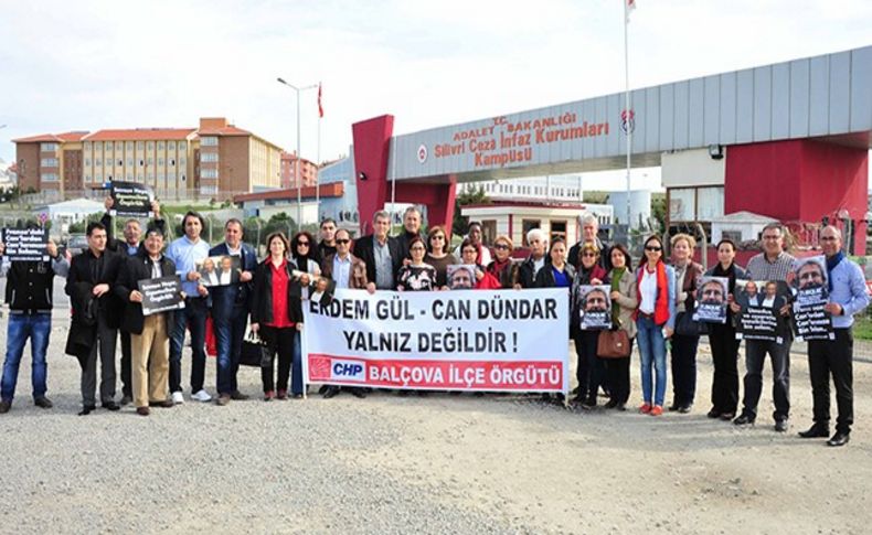 CHP Balçova'dan Silivri nöbeti