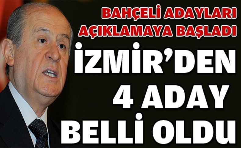 Bahçeli adayları açıklamaya başladı!