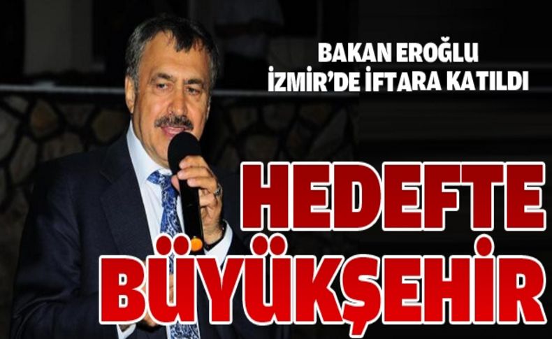 Bakan Eroğlu Büyükşehir'e yüklendi