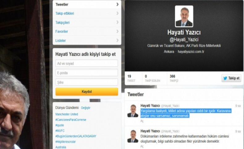 Bakan Yazıcı: Ahkam kesmeler başlayınca hakimler lisanen konuştu