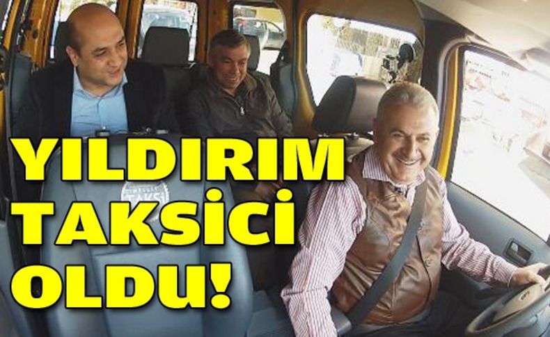 Bakan yıldırım şoför koltuğunda