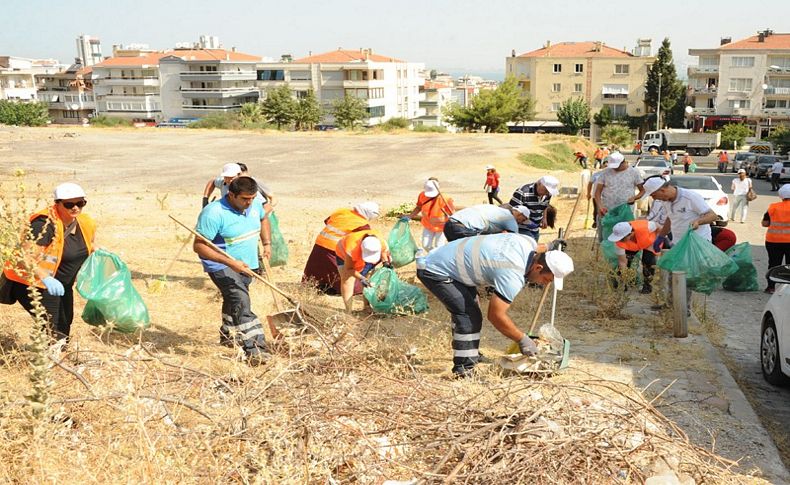 Balçova çiçek gibi oldu