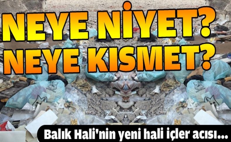 Balık Hali'nin yeni hali içler acısı