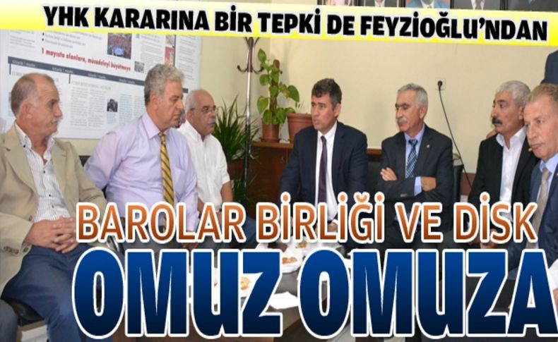 Barolar Birliği ve DİSK omuz omuza