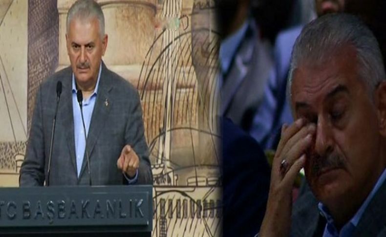 Başbakan Yıldırım gözyaşlarını tutamadı