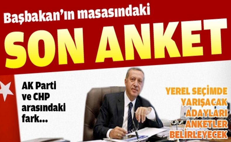 Başbakan'ın masasındaki son anket