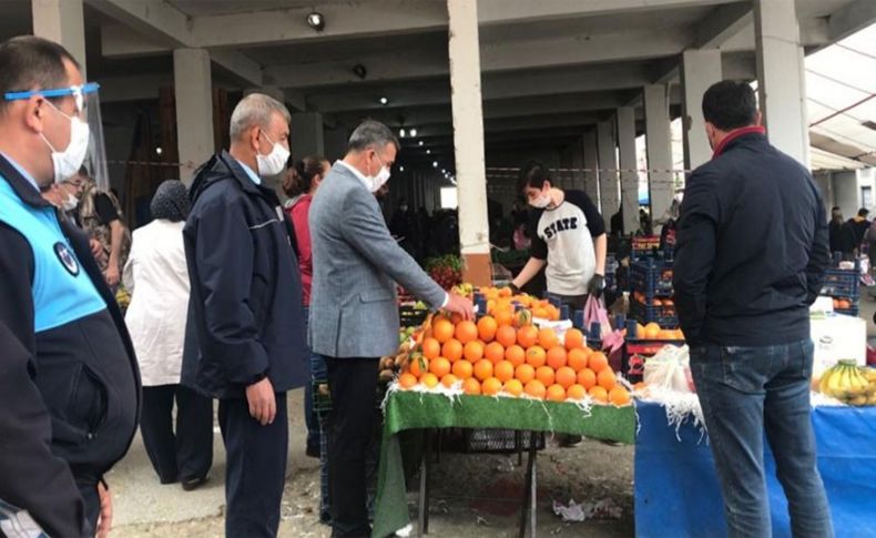 Başkan Yılmazlar'dan pazar yeri teftişi!