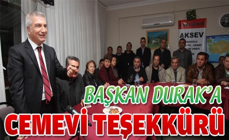 Başkan Durak'a Cemevi teşekkürü