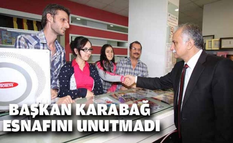 Başkan Karabağ esnafını unutmadı