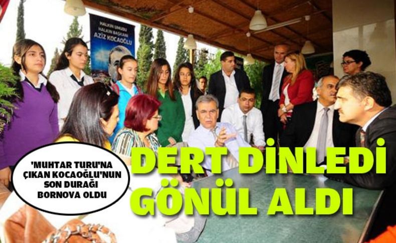 Başkan Kocaoğlu, Bornovalı muhtarlarla buluştu