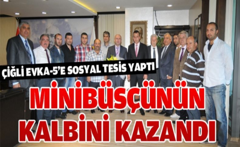 Başkan Solak'a minibüsçülerden teşekkür ziyareti