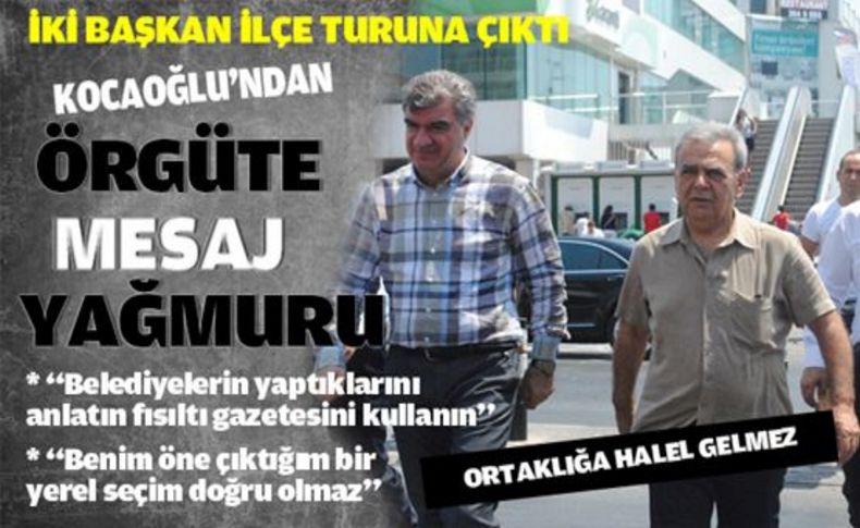 Başkanlar örgüt turuna çıktı