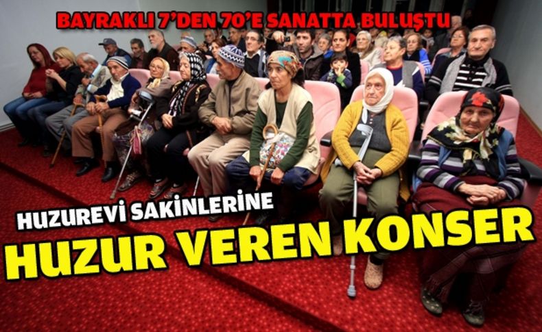 Bayraklı 7’den 70’e sanatta buluştu