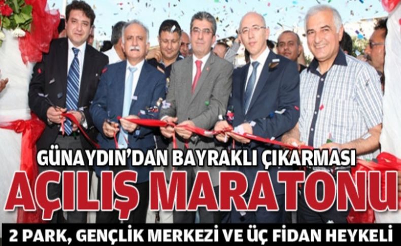 Bayraklı'da açılış maratonu