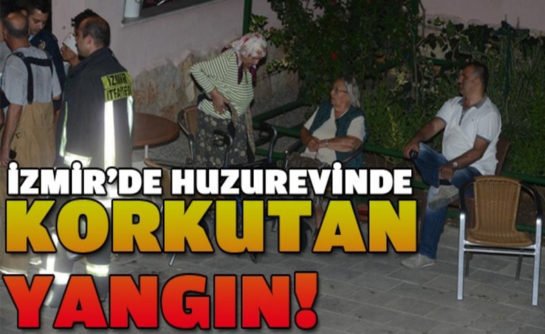 Bayraklı'da 'huzur' kaçıran yangın!