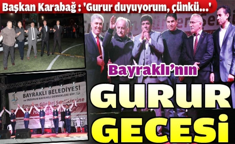 Bayraklı'da muhteşem gece