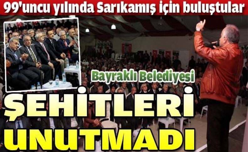 Bayraklı'da Sarıkamış şehitleri anıldı