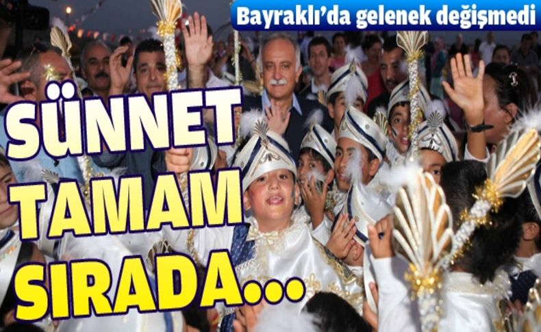 Bayraklı'da sünnet şöleni