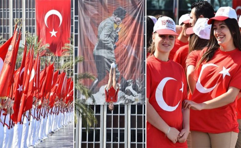 İzmir'de 19 Mayıs coşkusu