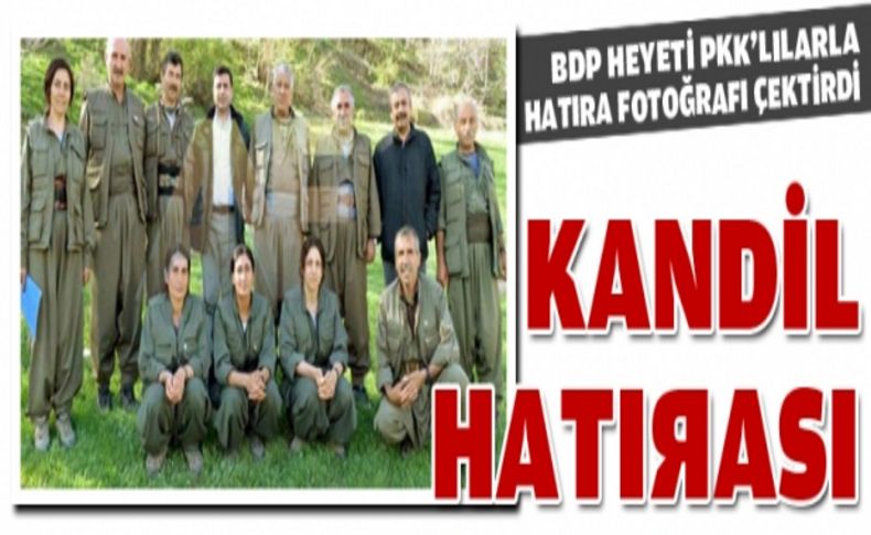 BDP'den Kandil'de hatıra pozu