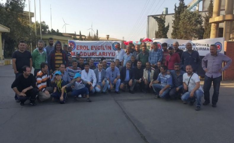 Aliağa'da eylem yapan işçilere CHP'den destek