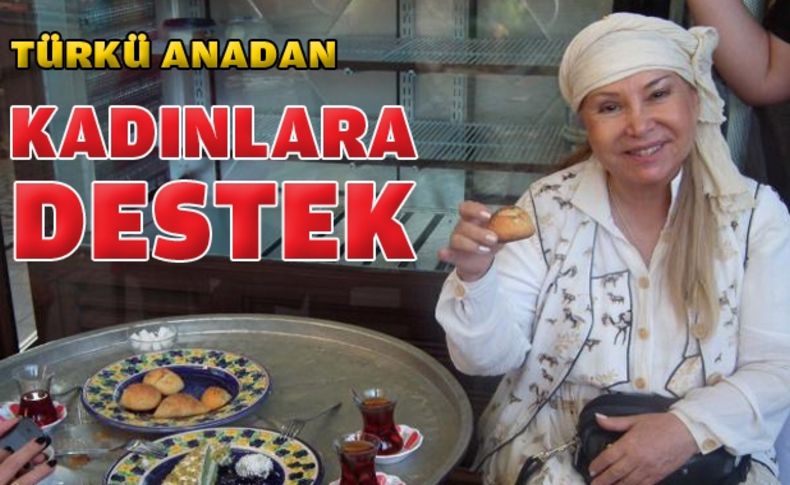 Bedia Akartürk’ten kadınlara destek