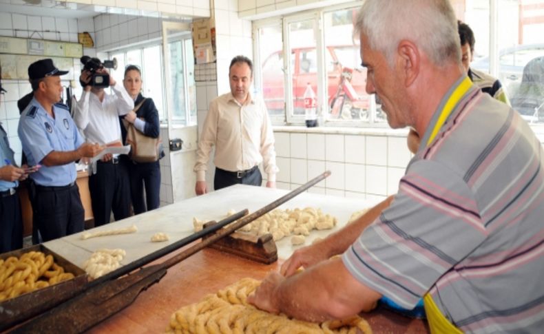 Belediye, simit ve pide fırınlarını denetledi