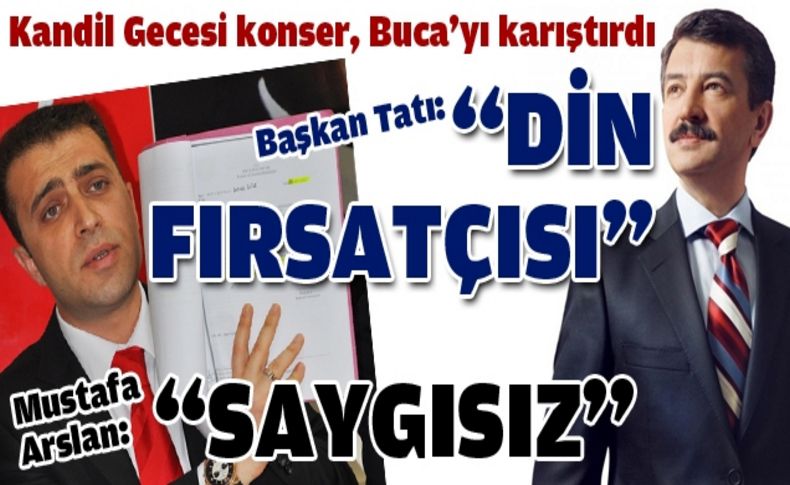 Berat Kandili gecesinde düzenlenen konser Buca'yı karıştırdı