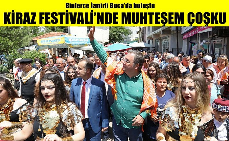 Binlerce İzmirli Belenbaşı Kiraz Festivali’nde coştu