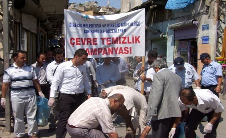 Birecik’te temizlik kampanyasına yoğun ilgi