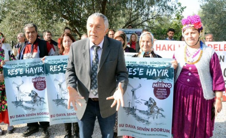 Bodrum'da 19 Aralık'ta RES mitingi var