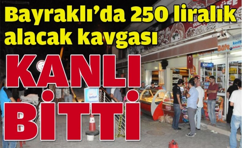 Borç kavgası kanlı bitti