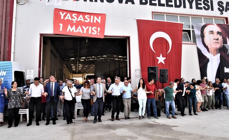 Bornova Belediyesi’nde çalışan dayanışması