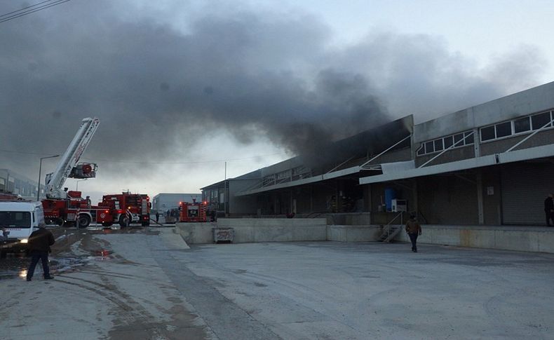 Bornova'da yangın paniği