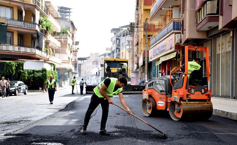 Bornova’da yol hamlesi