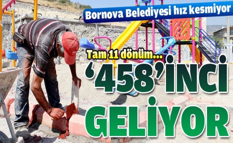 Bornova Belediyesi’nden 11 dönümlük park