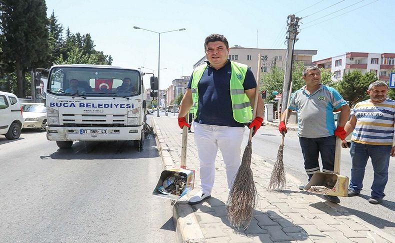 Buca'da 'Temizlik Seferberliği'... Başkan Kılıç kolları sıvadı