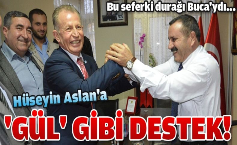 Buca'da Aslan'a sevgi seli