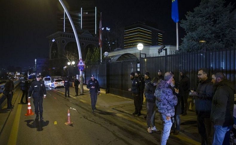 Büyükelçilik önünde silah sesleri polisi alarma geçirdi