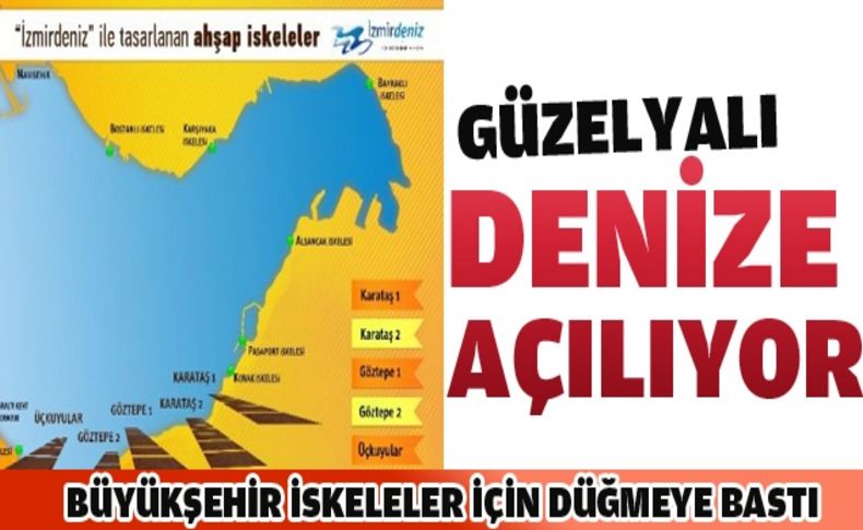 Büyükşehir iskeleler için düğmeye bastı